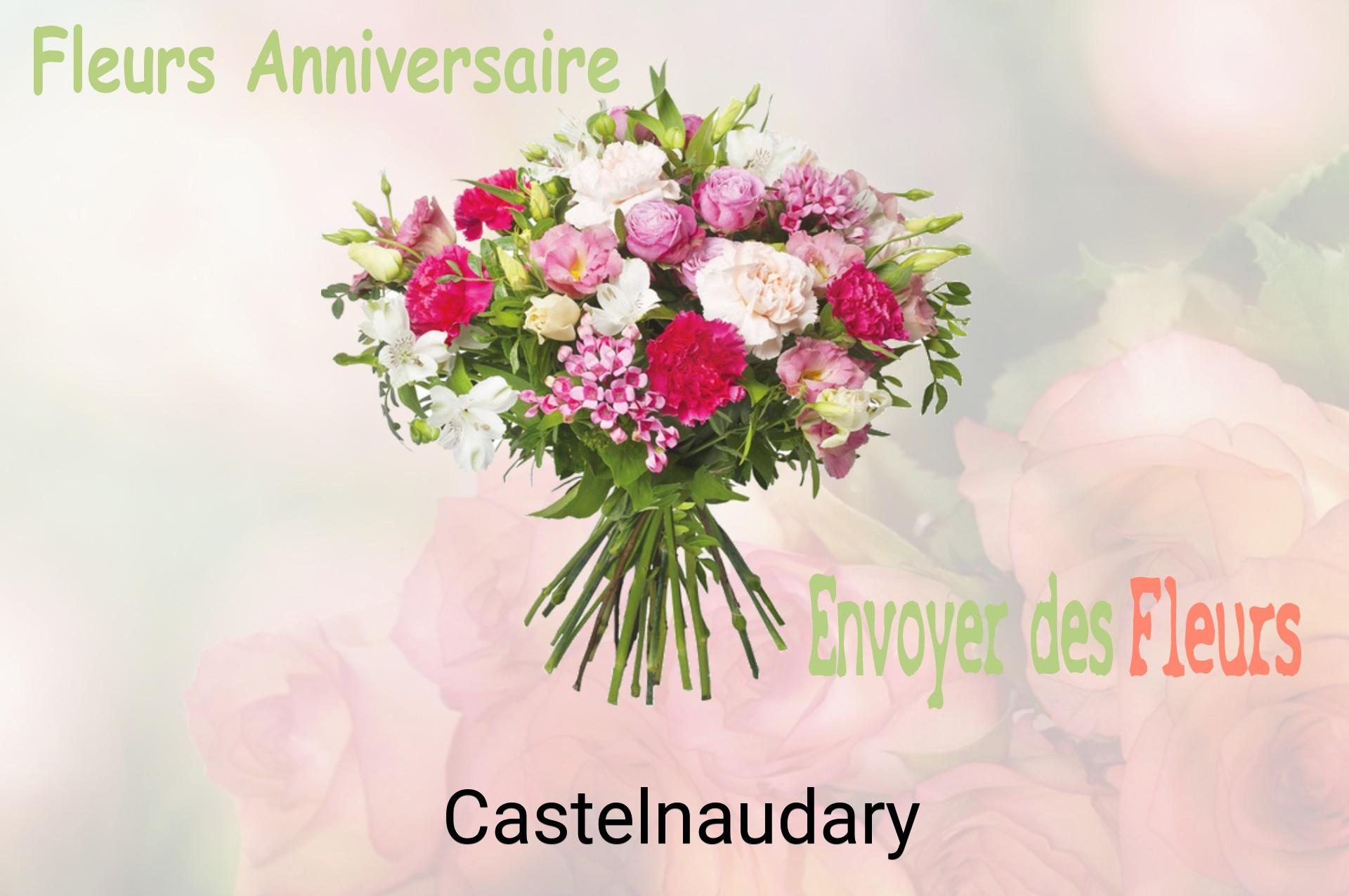 Bouquet de fleurs d’anniversaire livré à Castelnaudary